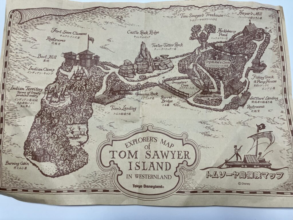 トムソーヤ島地図
