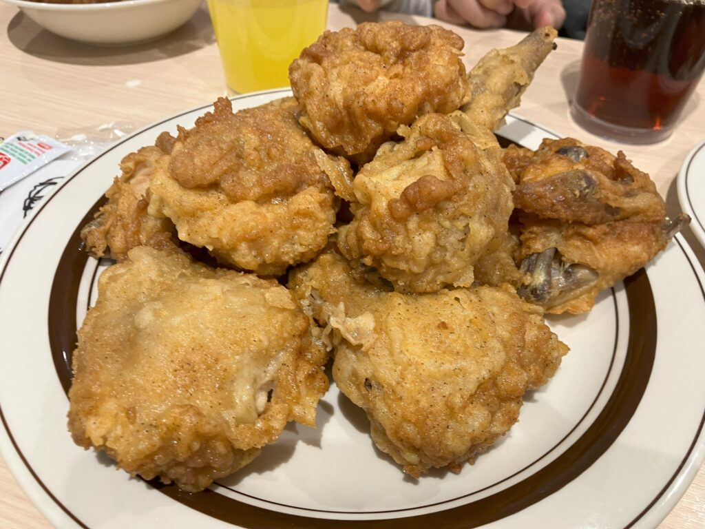 チキン山盛り