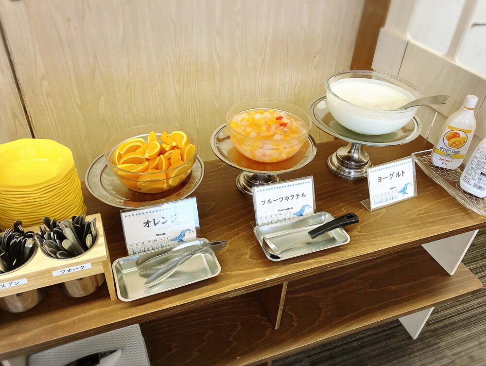 セタスロイヤル朝食フルーツ