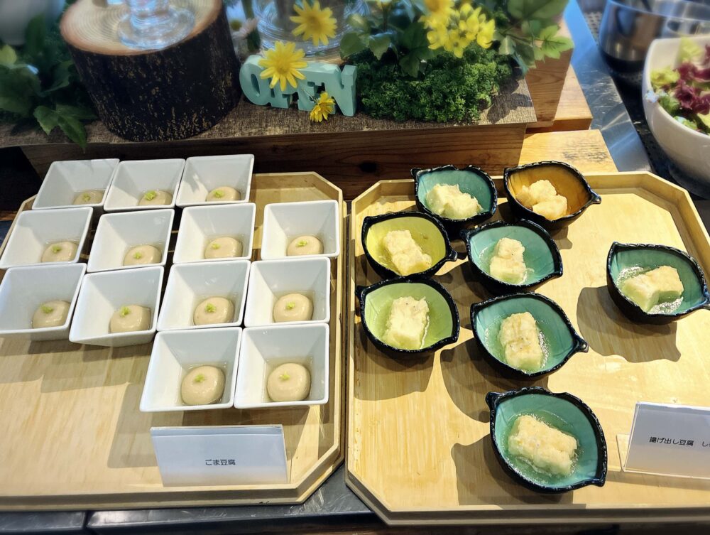 レストランハレアスのビュッフェ　和食