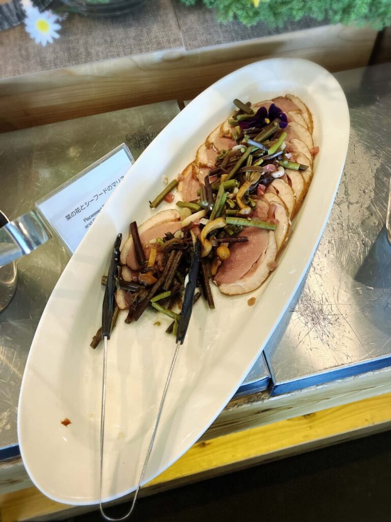 レストランハレアスのビュッフェ　前菜