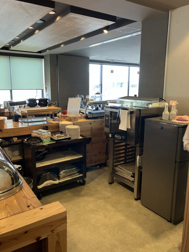 レストランハレアスのビュッフェ　エントランス