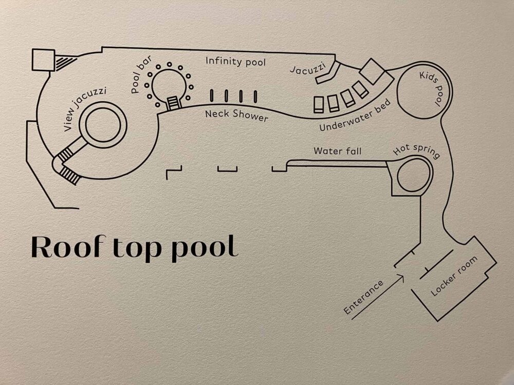 レクーのプール 図面