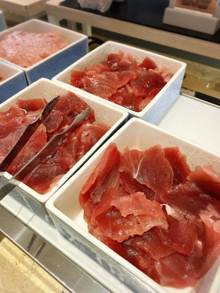 レクー朝食ビュッフェ まぐろ