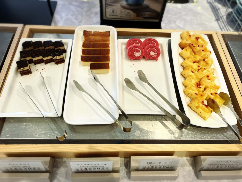 レクー朝食ビュッフェ スイーツ