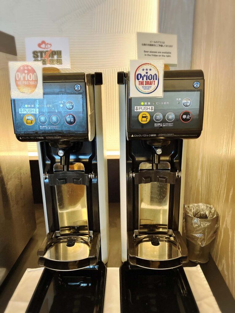 クラブウイング専用ラウンジ ビールサーバー