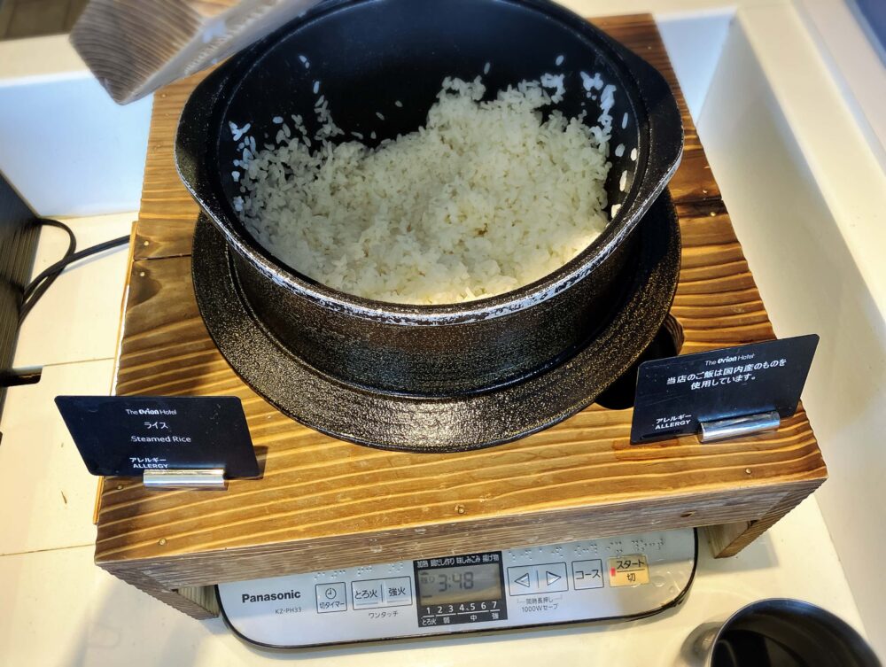 オリオンモトブランチュッフェのライス