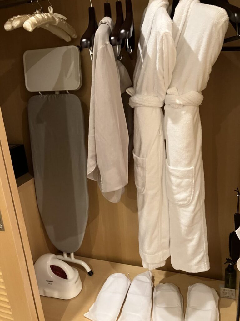 ジュニアスイート客室の備品