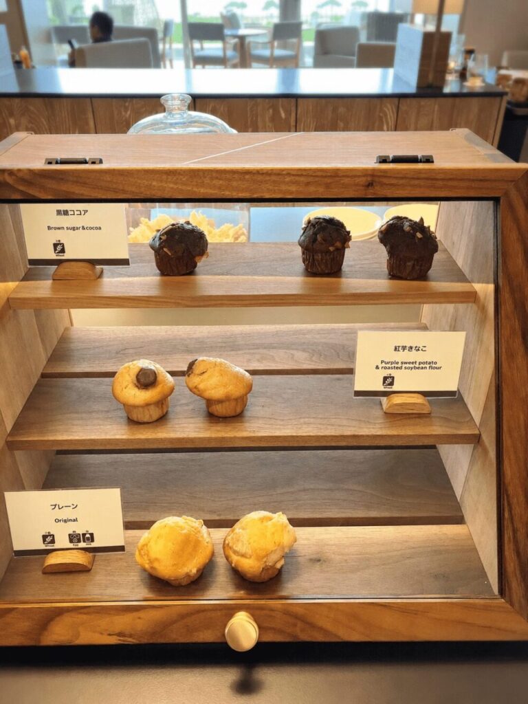クラブウイングの専用ラウンジ マフィン